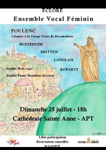 Concert à la Cathédrale - fête de Sainte Anne