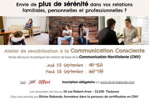 photo Atelier de sensibilisation à la Communication Consciente (inspirée de la CNV)