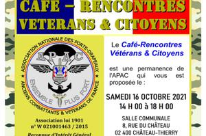 Permanence APAC : Café-Rencontres Vétérans & Citoyens