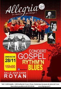 photo CONCERT GOSPEL RYTHM AND BLUES