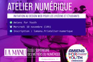 photo Atelier Numérique - Lycéens & étudiants - Amiens for Youth