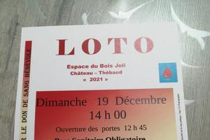 Loto don du sang de chateau thebaud