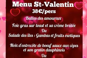 Menu St-Valentin