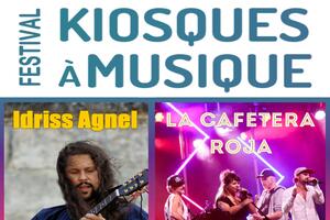 Festival des Kiosques à Musique; LA CAFETERA ROJA et Idriss AGNEL