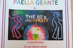 photo Soirée PAËLLA & DISCO Année 80 avec DJ KAMAS