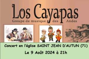 photo Concert de Los cayapas à l'église St jean d'Autun le 9 août
