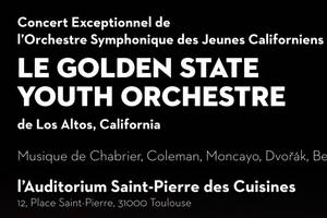 photo Concert Exceptionnel du GOLDEN STATE YOUTH ORCHESTRA de Los Altos, California à l'AUDITORIUM ST. PIERRE DES CUISINES