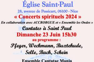 Concert spirituel - Cantates à Saint-Paul