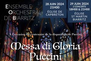photo MESSA DI GLORIA de PUCCINI par l'Ensemble Orchestral de Biarritz