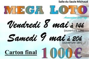 Super LOTO samedi 9 mai animé par Karine Final 1000€