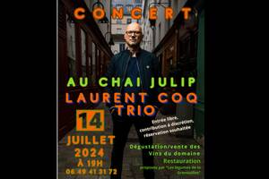 Concert Jazz - Laurent Coq Trio