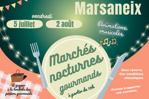Marché nocturne gourmand MARSANEIX