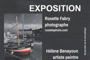 photo Exposition de Rosette Fabry photographe et & Hélène Benayoun peintre