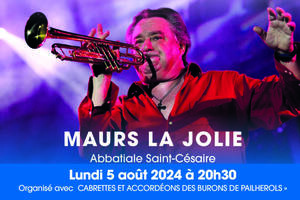 photo Jean-Claude Borelly et sa Trompette d'Or à Maurs la Jolie