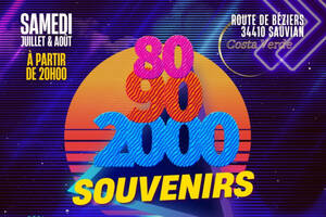 soirée Souvenirs 80, 90 et 2000 au Costa Verde