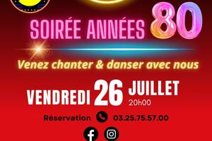 SOIRÉE ANNÉES 80