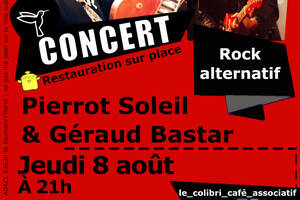 Concert - Pierrot Soleil et Géraud Bastar
