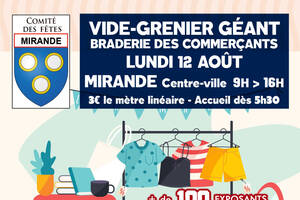 photo Vide-grenier géant - Braderie des commerçants