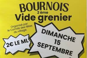 Vide grenier à Bournois