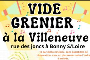 VIDE GRENIER DE BONNY SUR LOIRE le 1er septembre 2024