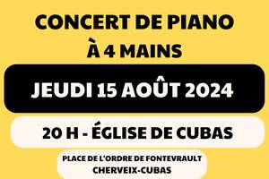 Concert de piano à 4 mains