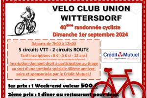 40ème Rando VTT et cyclo de Wittersdorf