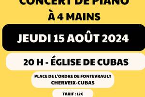 Concert de pianos à 4 mains