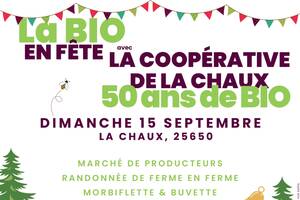 photo La Bio en Fête avec la Coopérative froagère de La Chaux (25) !