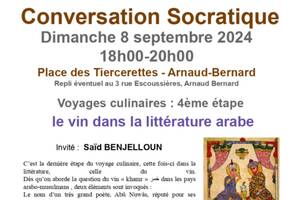 Conversation Socratique, Le vin dans la littérature arabe