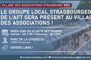 L’AFT67 sera au Village des Associations Strasbourg 2024.