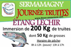 journée Pêche à la truites 13 octobre 2024 étang Lechir