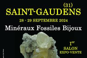 photo 1er SALON MINERAUX FOSSILES BIJOUX de SAINT6GAUDENS (Haute-Garonne)