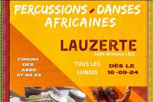 photo Cours de Percussions et Danses Africaines