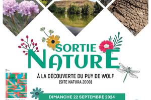 Sortie nature à la découverte du Puy de Wolf, site classé Natura 2000