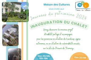 Inauguration de l'habitat partagé au Prieuré à Thomery Journée de Patrimoine 2024