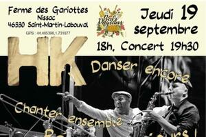 photo Concert HK et ses musiciens le 19 septembre à Saint-Martin-Labouval (46)