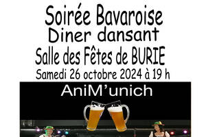 Soirée choucroute, dîner bavarois et soirée dansante