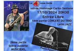 JAZZ CLUB : CONCERT Hommage à Carlos Santana Revisité Jazz + JAM SESSION au TARMAC