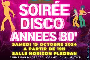 Soirée disco années 80'