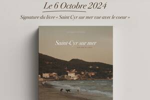 Dédicace : Saint-Cyr sur mer vue au cœur par Yvan Maubé & Clara Pourcelly