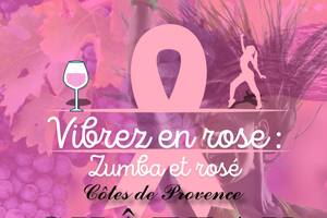 Zumba rose dans les vignes