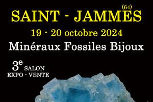 3e SALON MINERAUX FOSSILES BIJOUX de SAINT-JAMMES (Pyrénées-Atlantiques)