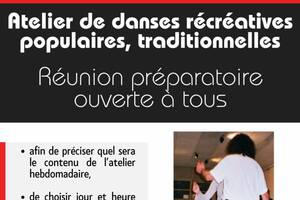 Atelier de danse récréative (populaire et traditionnelle)