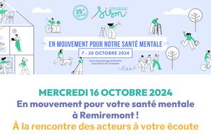 En mouvement pour votre santé mentale à Remiremont