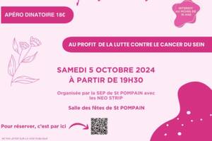 Octobre Rose - Lutte conte le cancer du sein - Apéro Dinatoire avec spectacle de Chippendales