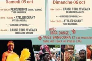 Week end de stages danse et percussions africaines