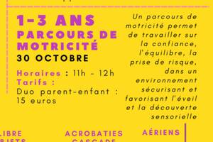 atelier 1-3 ans parcours de motricité