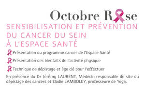 Sensibilisation et prévention du cancer du sein à l‘Espace santé du Pays