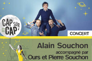 photo Alain Souchon accompagné par Ours & Pierre Souchon