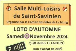 LOTO D'AUTOMNE du Comité des Fêtes de LE MUNG